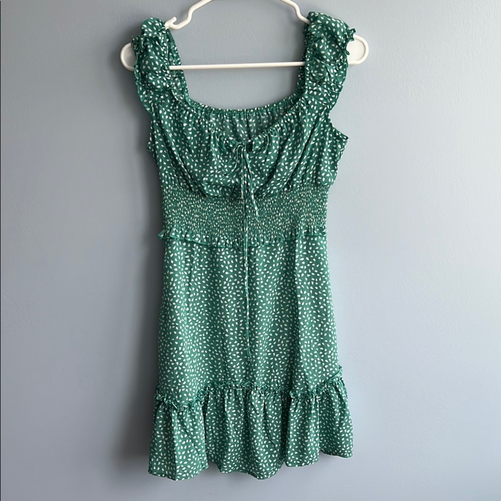Green Polka Dot Dress